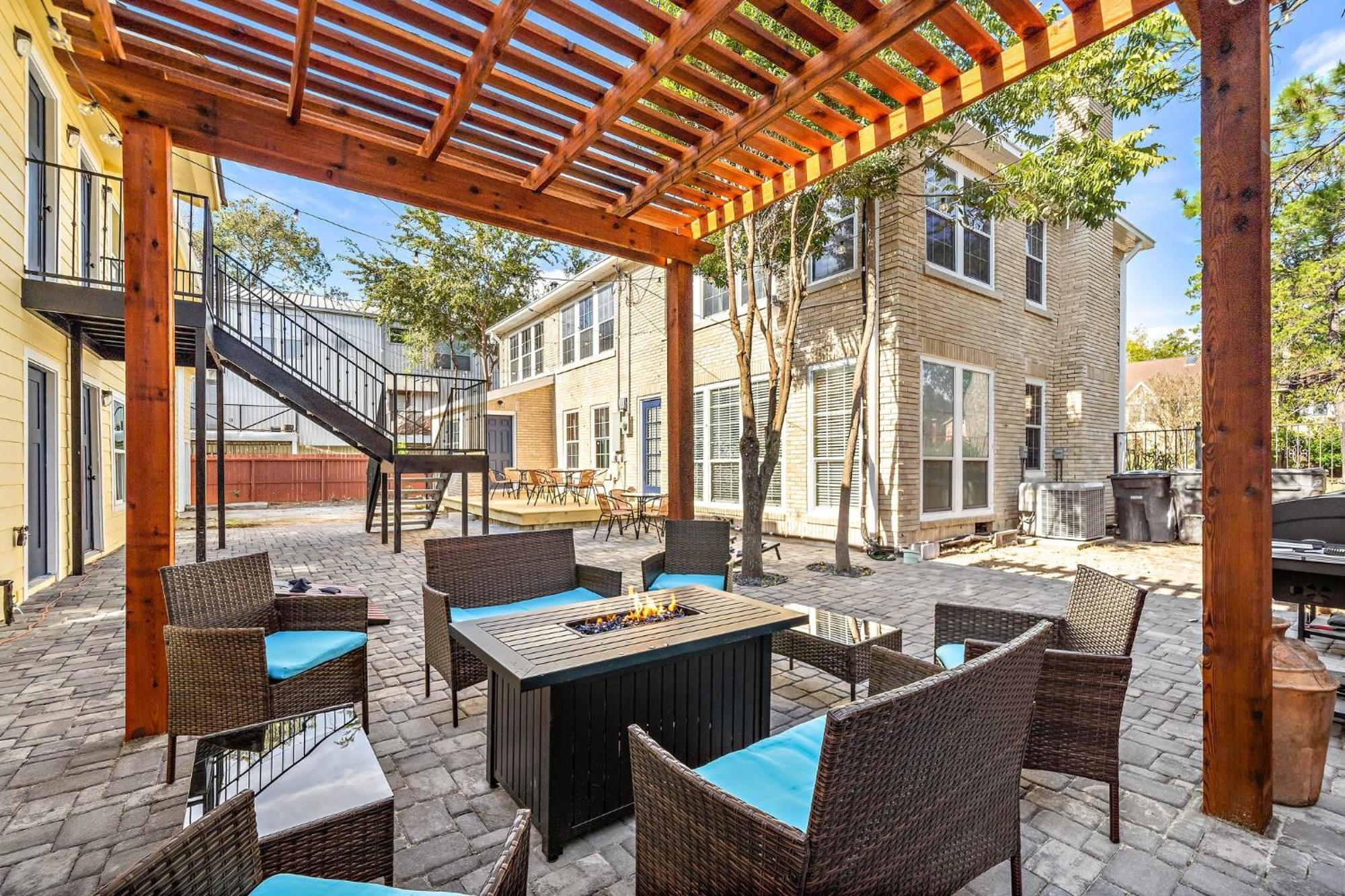 Nr Med Center, Midtown, Dt Games Patio Bbq Apartment Хюстън Екстериор снимка